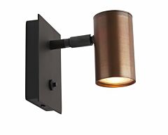 Wandlamp Mazz led koper