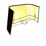 Halve kap schuin 45 cm