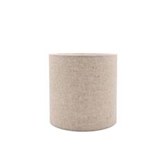 Abat-jour cylindrique en lin naturel Ø20 cm