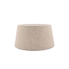 Abat-jour tambour en lin naturel 30cm