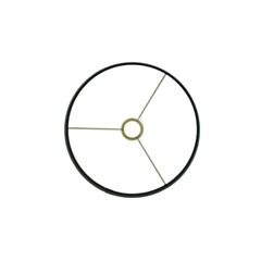 Abat-jour noir tambour 35cm