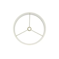 Abat-jour tambour en lin naturel 45 cm