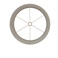 Abat-jour cylindre taupe 60Ø