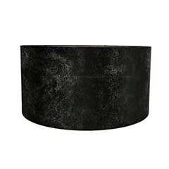 Abat-jour cylindre noir/or 60Ø