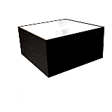 Vierkant recht model 15 cm