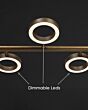 Apriro 8 lichts hanglamp