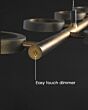Apriro 8 lichts hanglamp