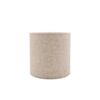 Abat-jour cylindrique en lin naturel Ø20 cm