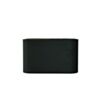 Abat-jour rectangulaire en velours noir 34cm